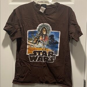 Star Wars Brown Graphic Tee